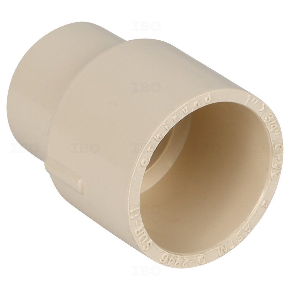 Ashirvad FlowGuard Plus 1 x ¾ in. (25 x 20 mm) CPVC Reducer Coupler Ashirvad FlowGuard Plus 1 x ¾ in. (25 x 20 mm) CPVC Reducer Coupler
