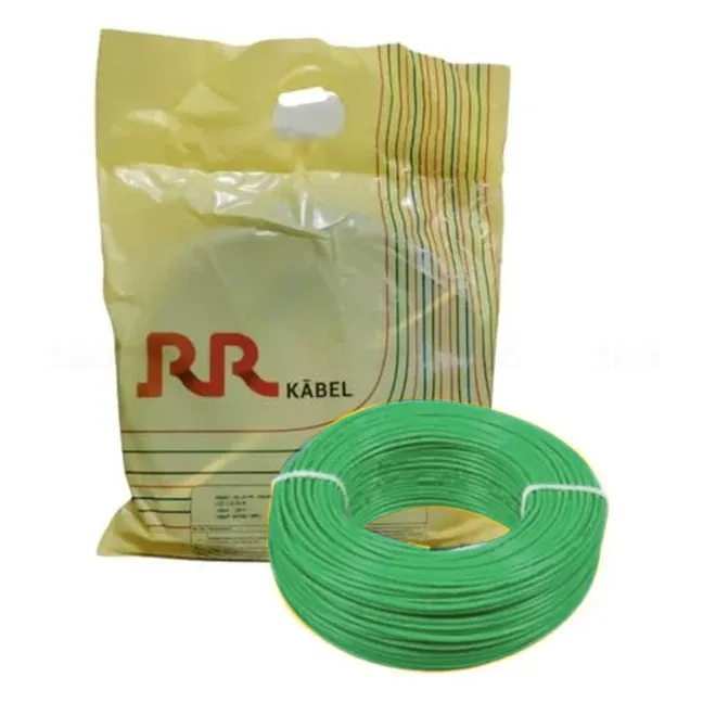 RR Kabel FRLS-H 2.5 sq mm Dark Green 200 m FRLS-H Insulated Wire RR Kabel FRLS-H 2.5 sq mm Dark Green 200 m FRLS-H Insulated Wire