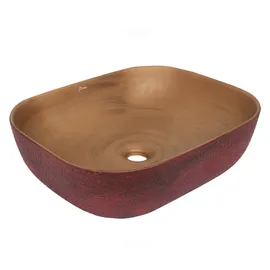 Brizzio 500 mm x 400 mm x 135 mm Brown Table Top Basin