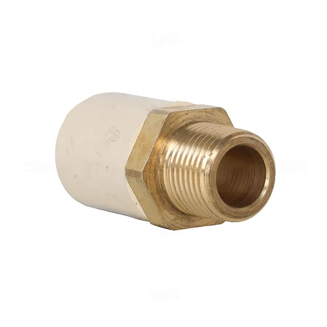 Ashirvad FlowGuard Plus ¾ x ½ in. (20 x 15 mm) CPVC RMTA (Reducer Male Threaded Adaptor) brass