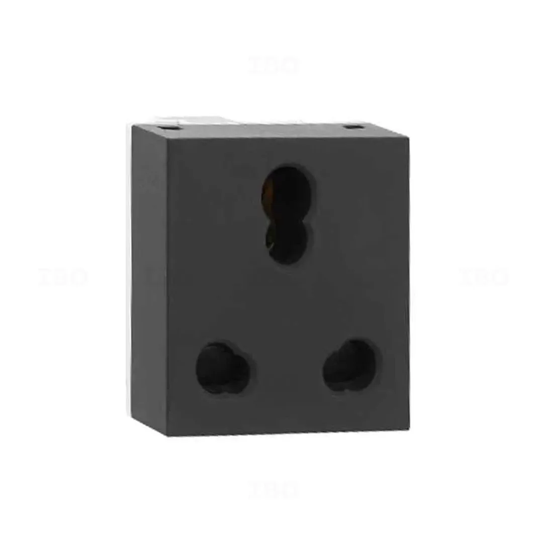 Legrand Allzy Matt Black 3 pin 16 A 2 Module Socket Legrand Allzy Matt Black 3 pin 16 A 2 Module Socket