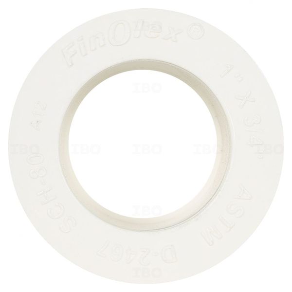 Finolex 1 x ¾ in. (25 x 20 mm) UPVC Reducer Bushing Finolex 1 x ¾ in. (25 x 20 mm) UPVC Reducer Bushing