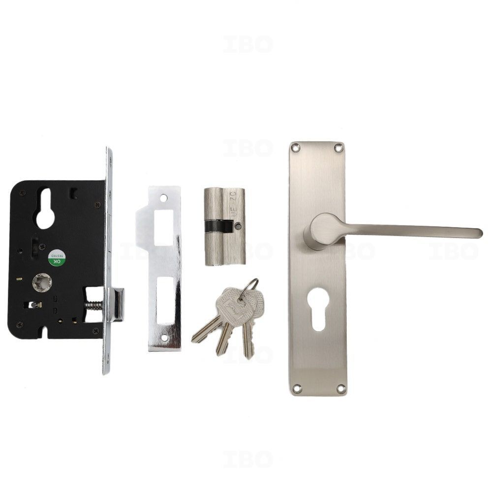 Godrej 2482 Silver Lever With Lock Godrej 2482 Silver Lever With Lock
