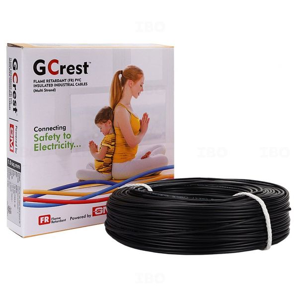 GM GCREST 1 sq mm Black 90 m PVC Insulated Wire GM GCREST 1 sq mm Black 90 m PVC Insulated Wire