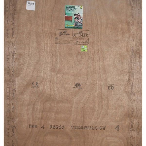 Greenply Platinum 8 ft. x 4 ft. 6 mm Fire Retardent Plywood Greenply Platinum 8 ft. x 4 ft. 6 mm Fire Retardent Plywood