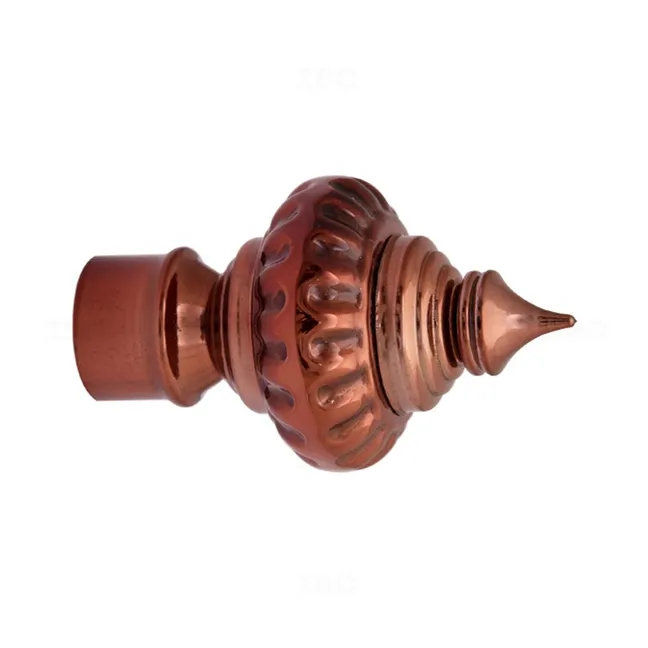 Apace  569COAPOBR Copper  Curtain Finial