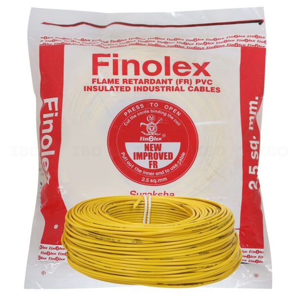 Finolex FR Project Pack 2.5 sq mm Yellow 180 m FR PVC Insulated Wire Finolex FR Project Pack 2.5 sq mm Yellow 180 m FR PVC Insulated Wire