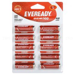 Eveready AA 1.5 V Pack of 10 Zinc Carbon Battery