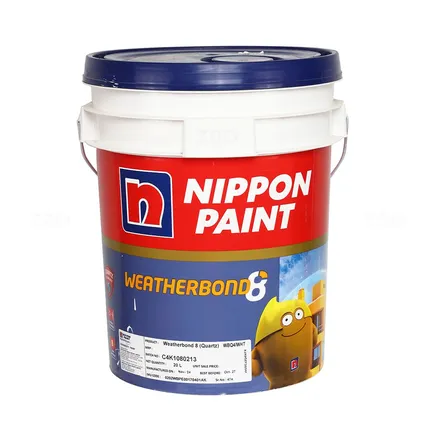 Nippon Weatherbond 8 Quartz Q4/WHT 20 L Exterior Emulsion - Base Nippon Weatherbond 8 Quartz Q4/WHT 20 L Exterior Emulsion - Base