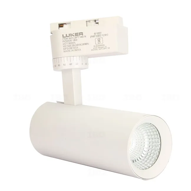Luker 18W WW LED White Body (LSPT18S) Track Light