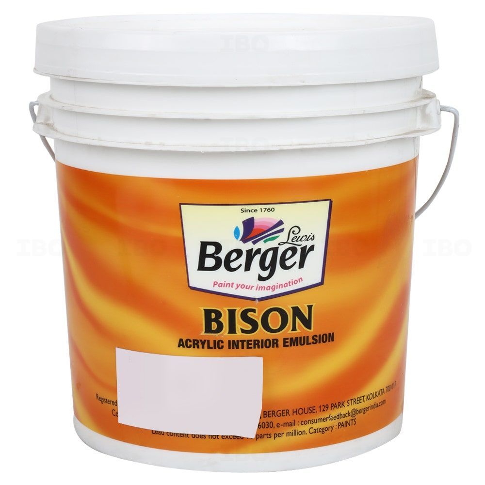 Berger Paints Bison 10 L P0 Base Interior Emulsion - Base