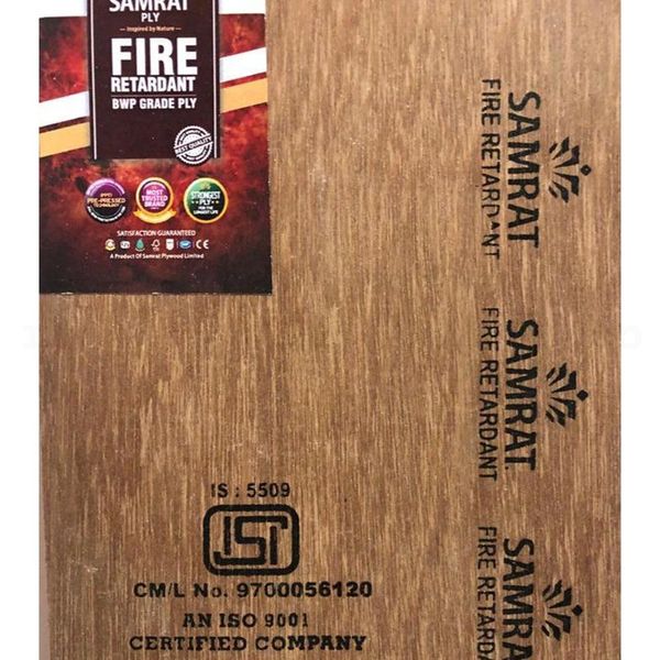 Samrat FRP 8 ft. x 4 ft. 12 mm Fire Retardent Plywood