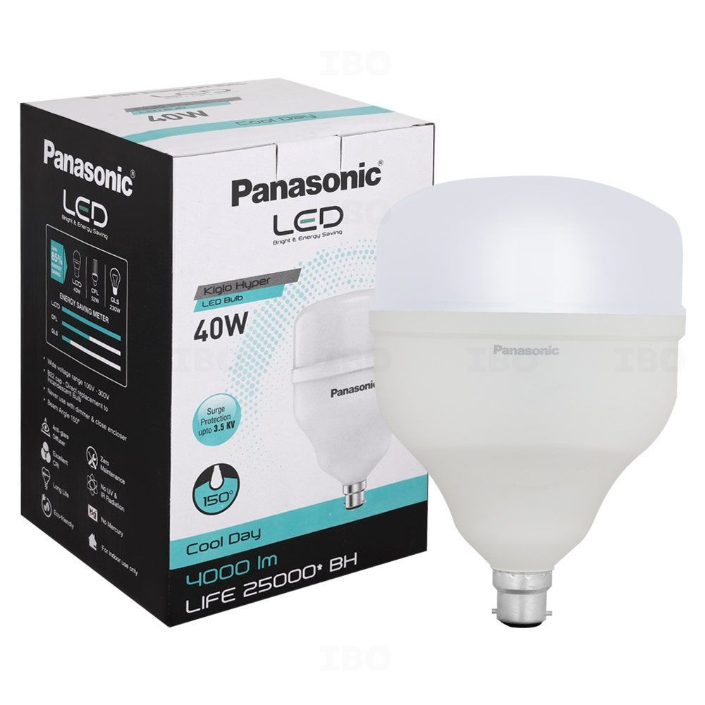 Panasonic Kiglo Hyper 40 W B22 Cool Day Light LED Bulb