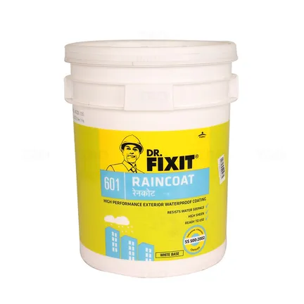Dr. Fixit RAINCOAT BSE White 20 L Wall Waterproofing