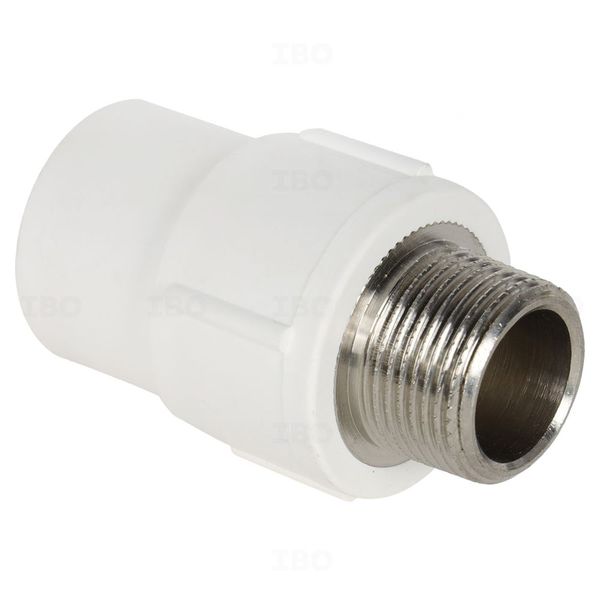 Finolex ¾ in. (20 mm) UPVC Male Threaded Adaptor (Brass) Finolex ¾ in. (20 mm) UPVC Male Threaded Adaptor (Brass)