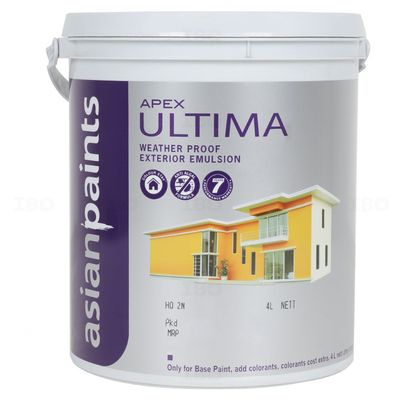 Asian Paints Apex Ultima 4 L Exterior Emulsion - Base