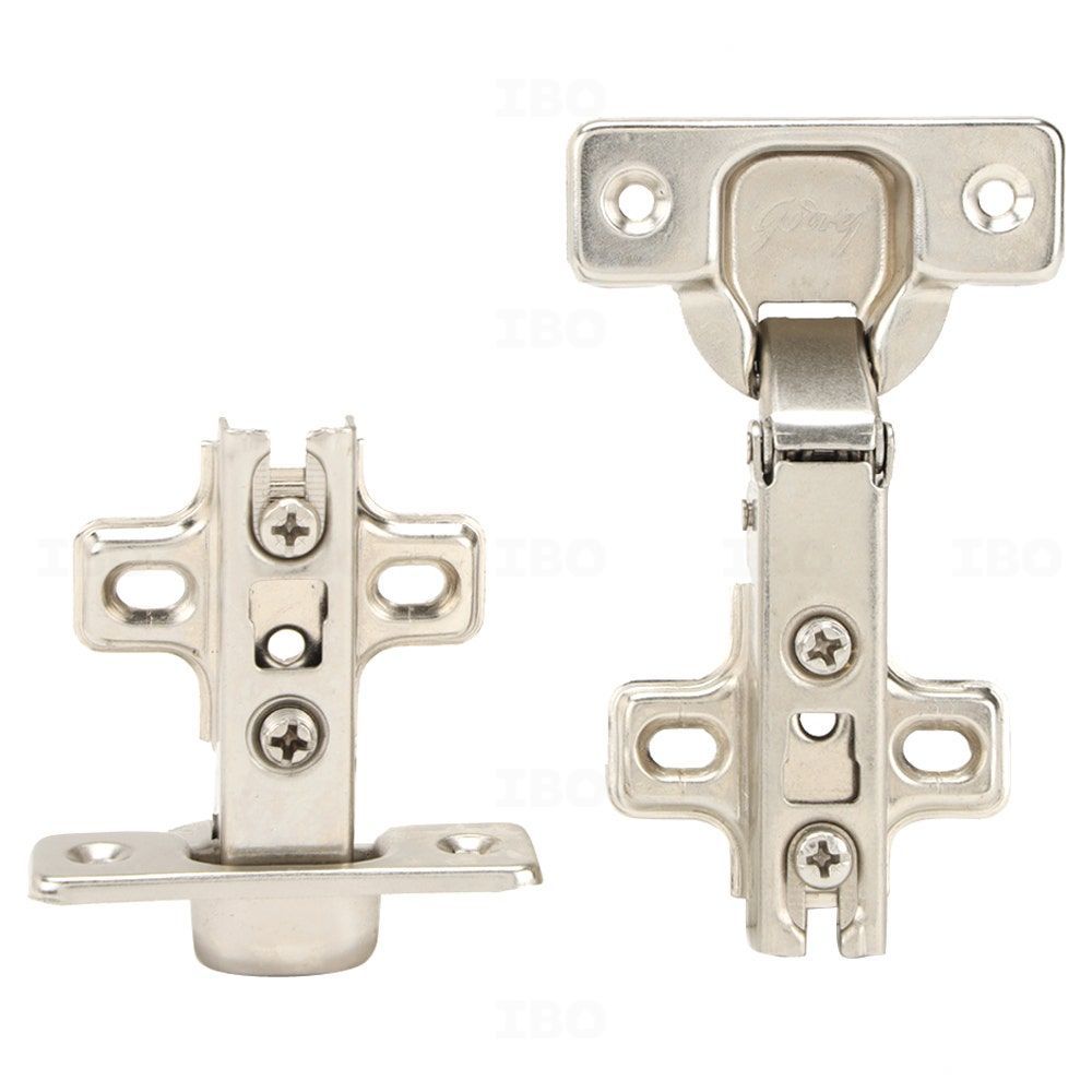 Godrej Full Overlay/0 Crank Regular Close Cabinet Hinge