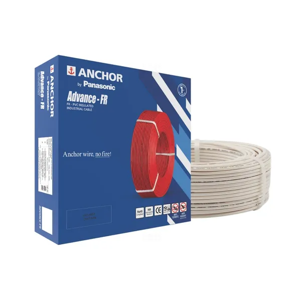 Anchor Advance FR 1.5 sq mm White 90 m FR PVC Insulated Wire