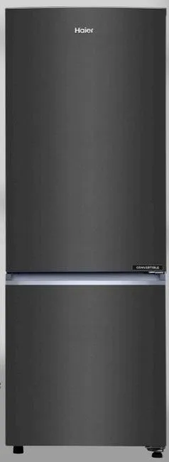 Haier 237 L, 2 Star, Convertible, Frost Free Bottom Mounted Refrigerator (HRB-2872IBGB-P, GE Black) Haier 237 L, 2 Star, Convertible, Frost Free Bottom Mounted Refrigerator (HRB-2872IBGB-P, GE Black)