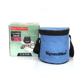Executive Steel Small Lunch Box
