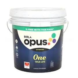 BIRLA opus TLI 1 One True Life Pastel 10 L Exterior Emulsion - Base