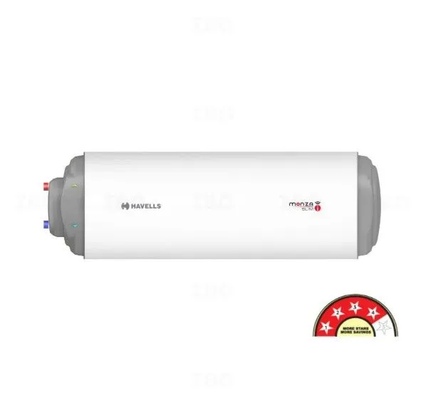 Havells MONZA SLIM I 25 HL 4 Star 25 L Horizontal 2000 W Storage Geyser Havells MONZA SLIM I 25 HL 4 Star 25 L Horizontal 2000 W Storage Geyser