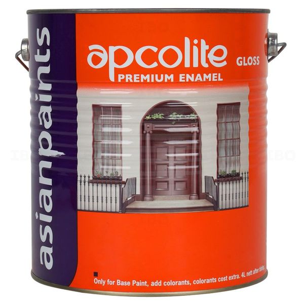 Asian Paints Apcolite Premium 4 L Black Enamel-Color