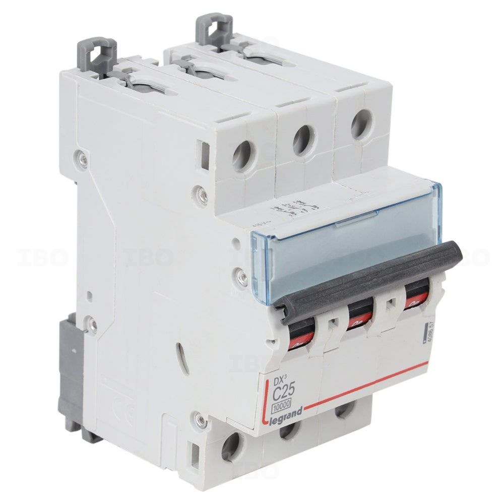 Legrand DX3 Triple Pole 25 A C Curve MCB Legrand DX3 Triple Pole 25 A C Curve MCB