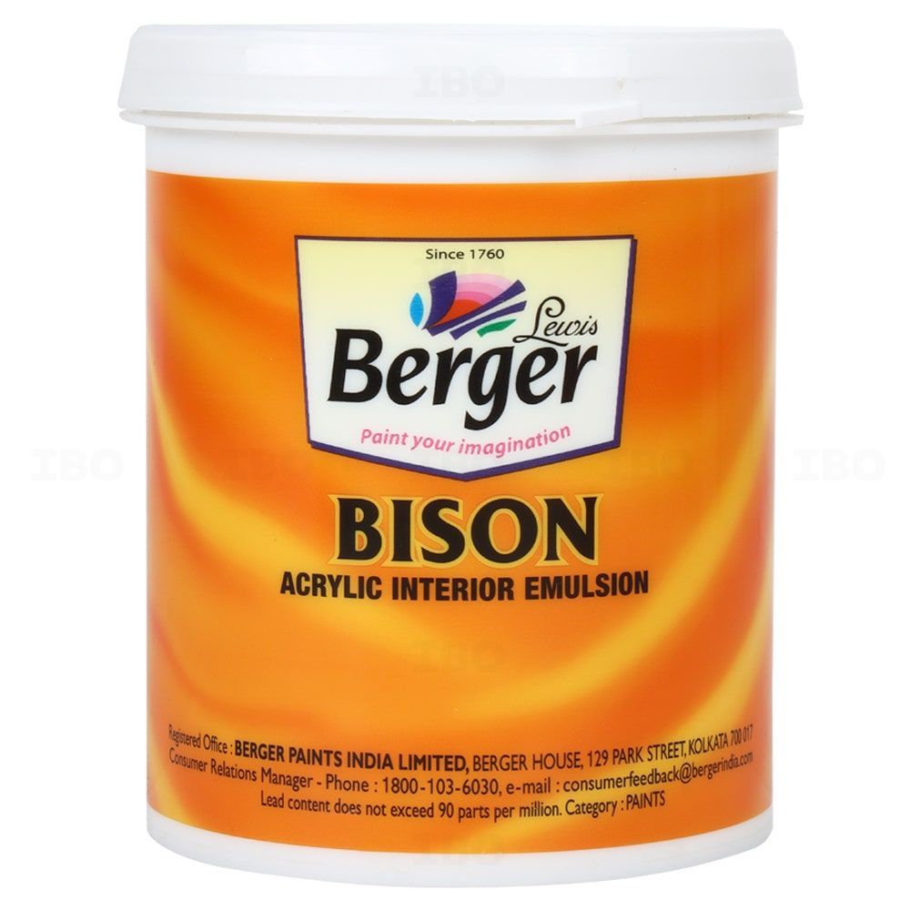 Berger Paints Bison 1 L P0 Base Interior Emulsion - Base