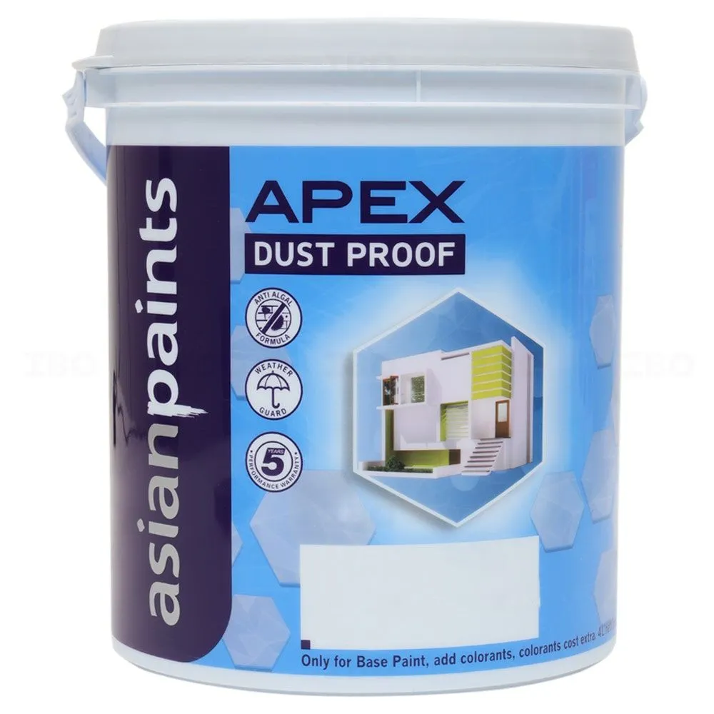 Asian Paints Apex 4 L White Exterior Emulsion - Color Asian Paints Apex 4 L White Exterior Emulsion - Color