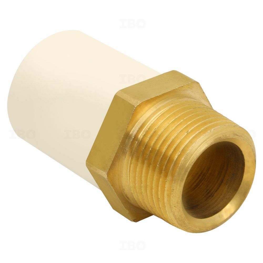Astral CPVC PRO ¾ in. (20 mm) CPVC Adaptor - MTA (Brass)