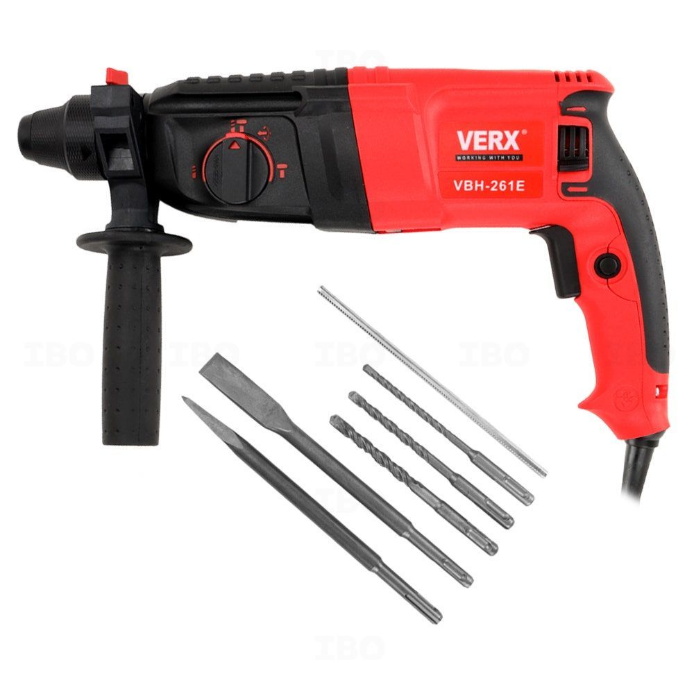 Verx VBH 261E 800 watts 26 mm Hammer Drill Verx VBH 261E 800 watts 26 mm Hammer Drill