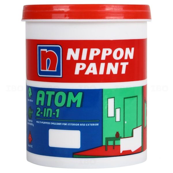 Nippon Atom 2 In 1 1 L AT 4B Exterior Emulsion - Base