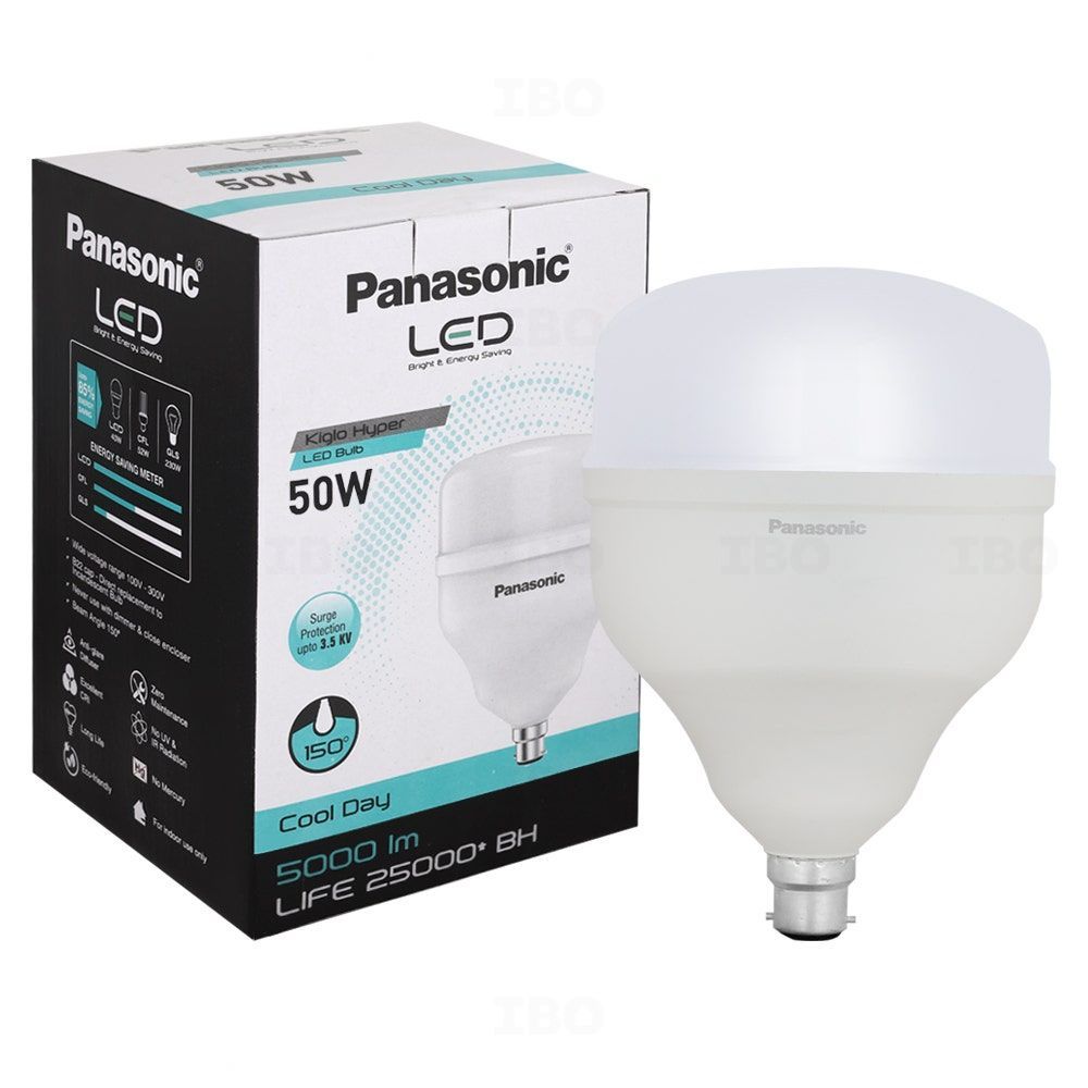 Panasonic Kiglo Hyper 50 W B22 Cool Day Light LED Bulb