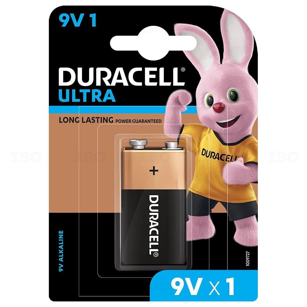 Duracell Ultra 9 V 9 V Pack of 1 Alkaline Battery