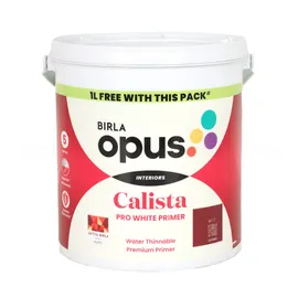 BIRLA opus PWP Calista Pro White Interior 4 L Wall Primer