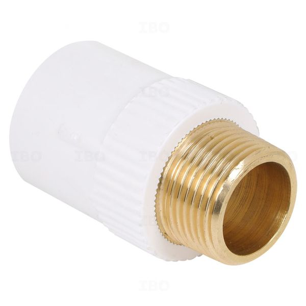 Prince Easyfit 1 in. (25 mm) UPVC Male Threaded Adaptor (Brass) Prince Easyfit 1 in. (25 mm) UPVC Male Threaded Adaptor (Brass)