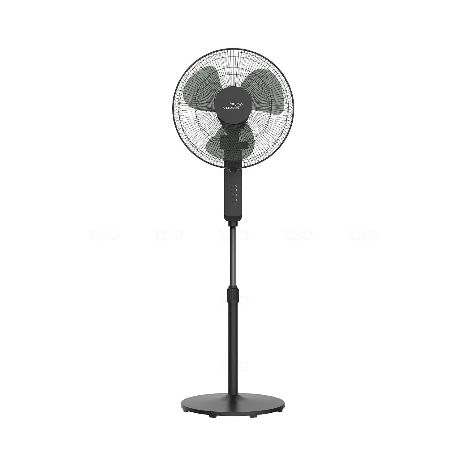 V-Guard 400mm 3 Blade Finesta STS Plus 2 in 1 Convertible (Black) Pedestal Fan