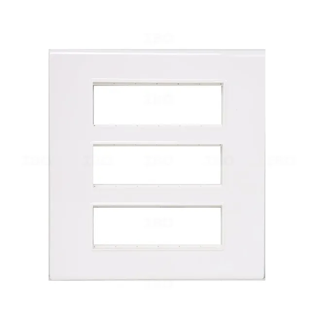 Legrand Allzy 18 Module Glossy White Switch Board Plate