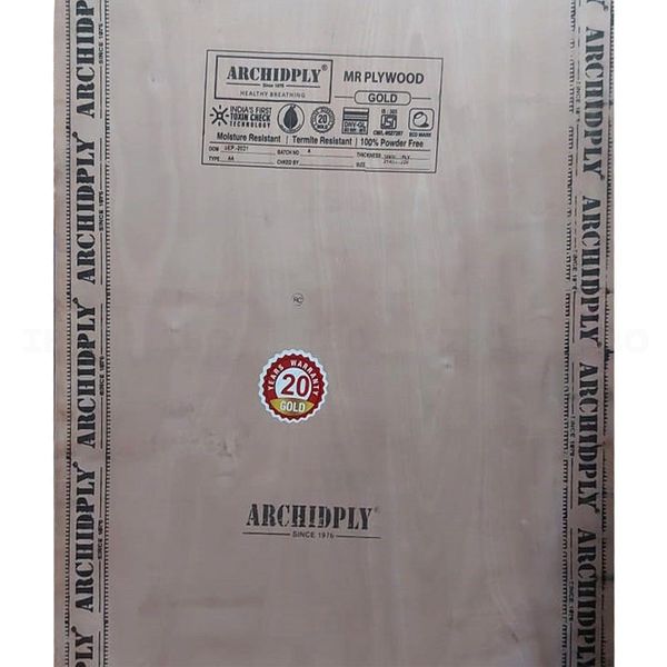 Archidply Gold 8 ft. x 4 ft. 8 mm MR Plywood