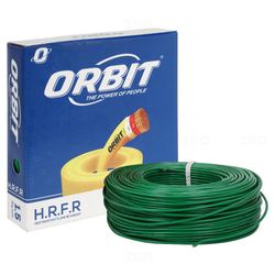 Orbit FR 1.5 sq mm Green 90 m FR PVC Insulated Wire