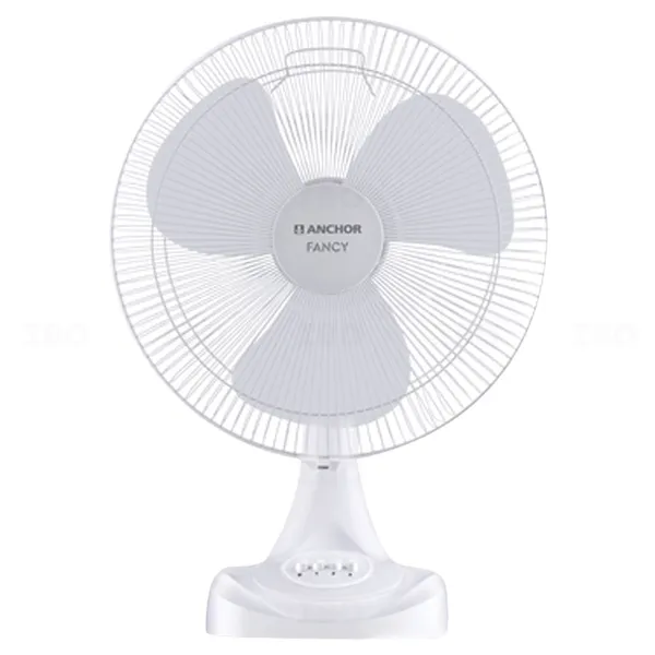 Anchor 400mm 5 Blade Penta Turbo (White) Table Fan