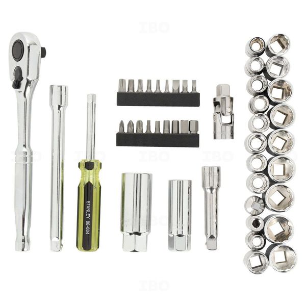 Stanley 89-516 3/8 in. 46pc Bi-Hex Socket Set Stanley 89-516 3/8 in. 46pc Bi-Hex Socket Set