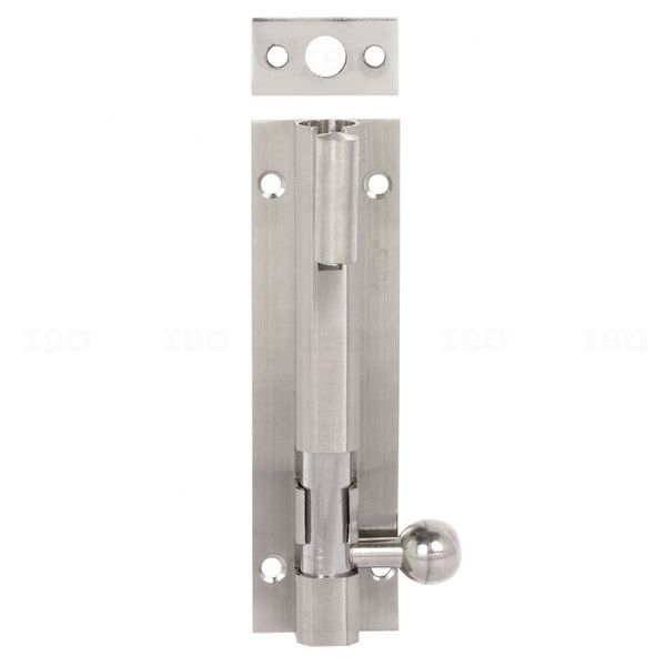 Amee MRBL SS Matte 4 in. Brass Tower Bolt Amee MRBL SS Matte 4 in. Brass Tower Bolt