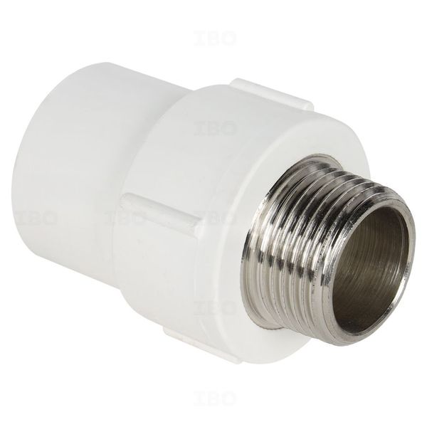 Finolex 1 in. (25 mm) UPVC Male Threaded Adaptor (Brass) Finolex 1 in. (25 mm) UPVC Male Threaded Adaptor (Brass)