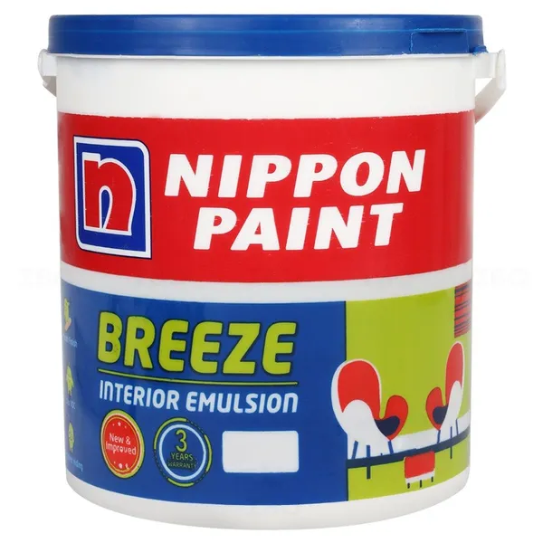 Nippon Breeze 4 L White Interior Emulsion - Color Nippon Breeze 4 L White Interior Emulsion - Color