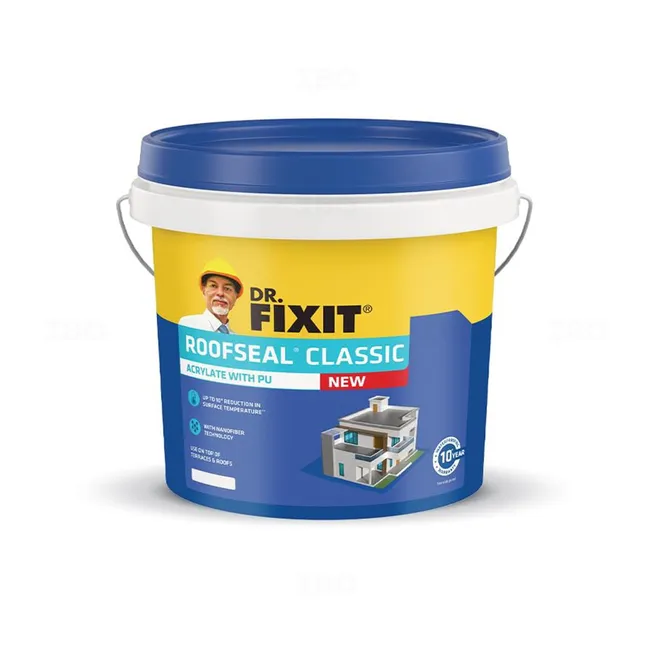 Dr. Fixit ROOFSEAL CLASSIC White 4 L Roof Waterproofing