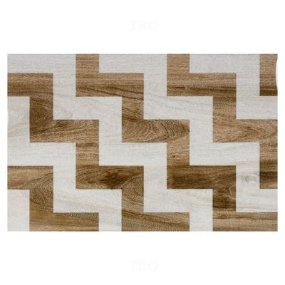 Kajaria Polishwood Quadra L/D Glossy 450 mm x 300 mm Ceramic Wall Tile