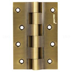Salvor RLWY Antique 4 x 1.1/8 x 5/32 in. Brass Railway Hinge