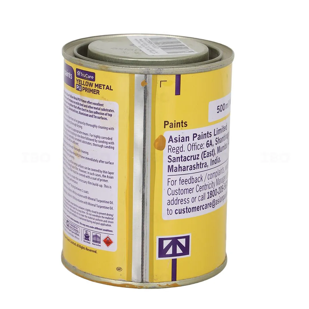 Buy Asian Paints Trucare High Performance Yellow 500 ml Metal